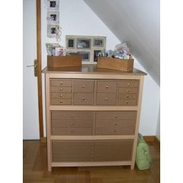 commode dans atelier de scrapbooking barentin