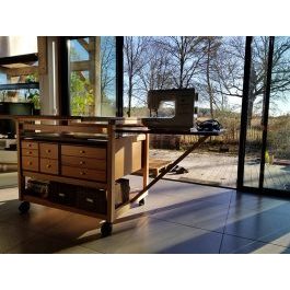 Ychoux Nähwerkstattmöbel Nähmaschinenablage