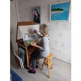 Auboi Staffelei Yvette Straßburg Palette