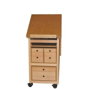 Staffelei mit Schubladen S