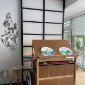 meuble palette peinture acrylique