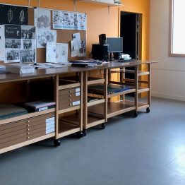 Table atelier dans lycée pontchateau